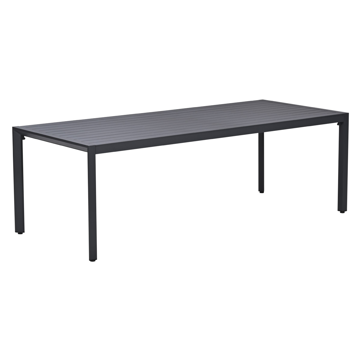 Garden Impressions Felini tuintafel aluminium - 220x93xH72 cm - carbon black