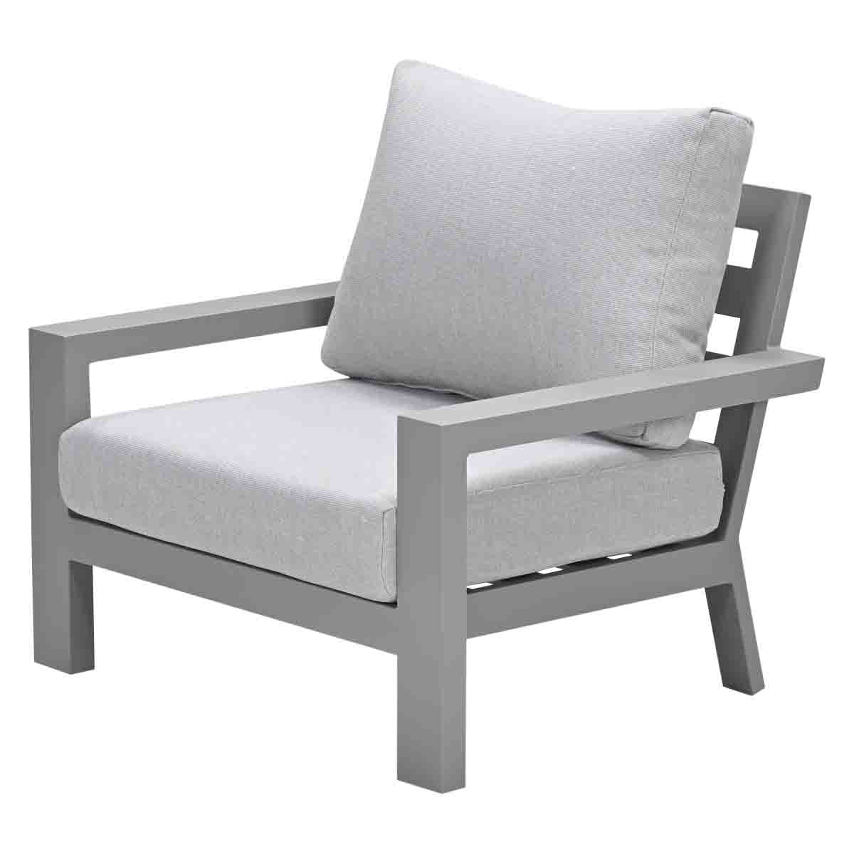 Garden Impressions Geneva aluminium lounge fauteuil - taupe - valley sand