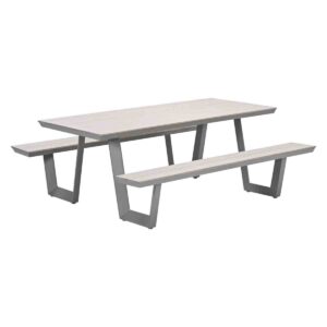 Garden Impressions Bell Picknick Set - 200x178xH75 cm - Taupe -  light teak Vironwood