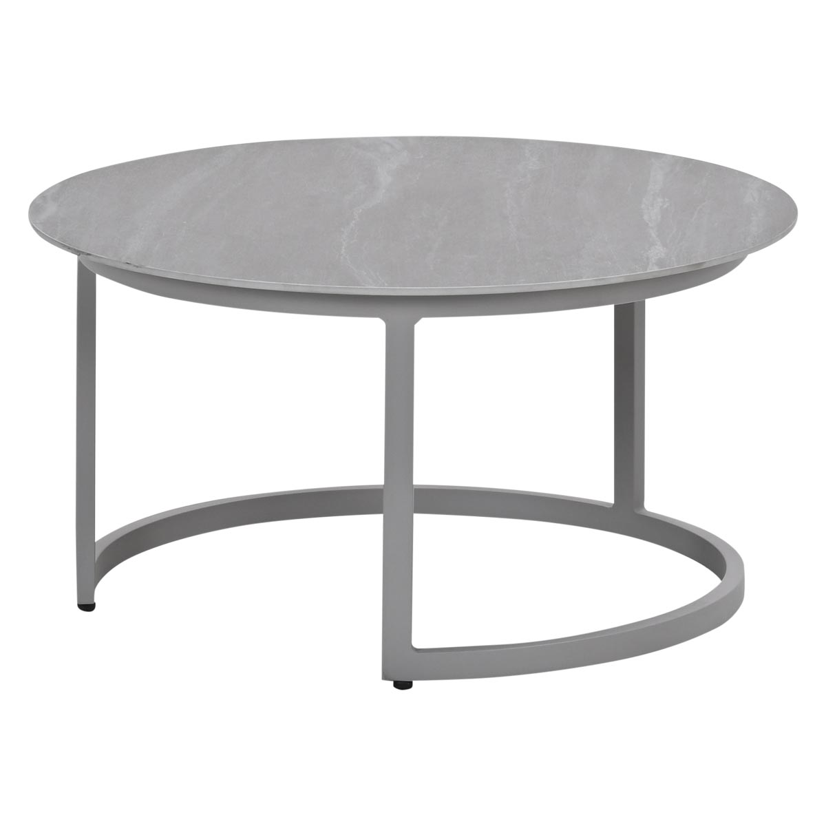 Garden Impressions Monte Carlo lounge tuintafel - Ø80xH40 cm - taupe