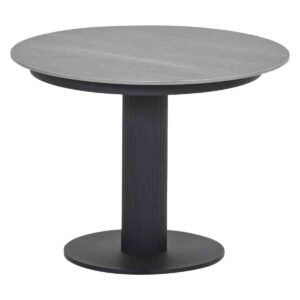 Garden Impressions Nice Lounge Tisch - Ø60xH45 cm - carbon black - Centostone Napoli sand