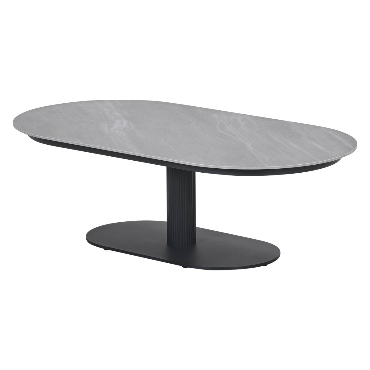 Garden Impressions Nice lounge tuintafel - 130x70 cm - carbon black