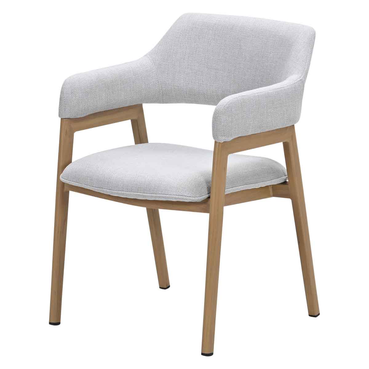 Garden Impressions Selina dining tuinstoel - light teak look frame – all weather