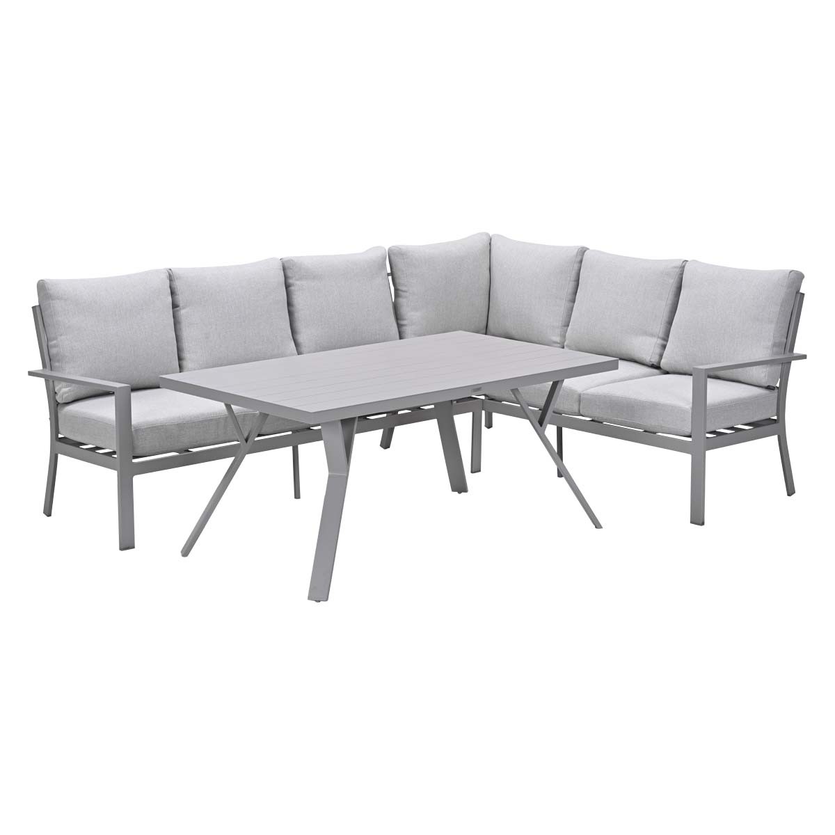Garden Impressions Sergio lounge-dining set rechts - taupe - valley sand