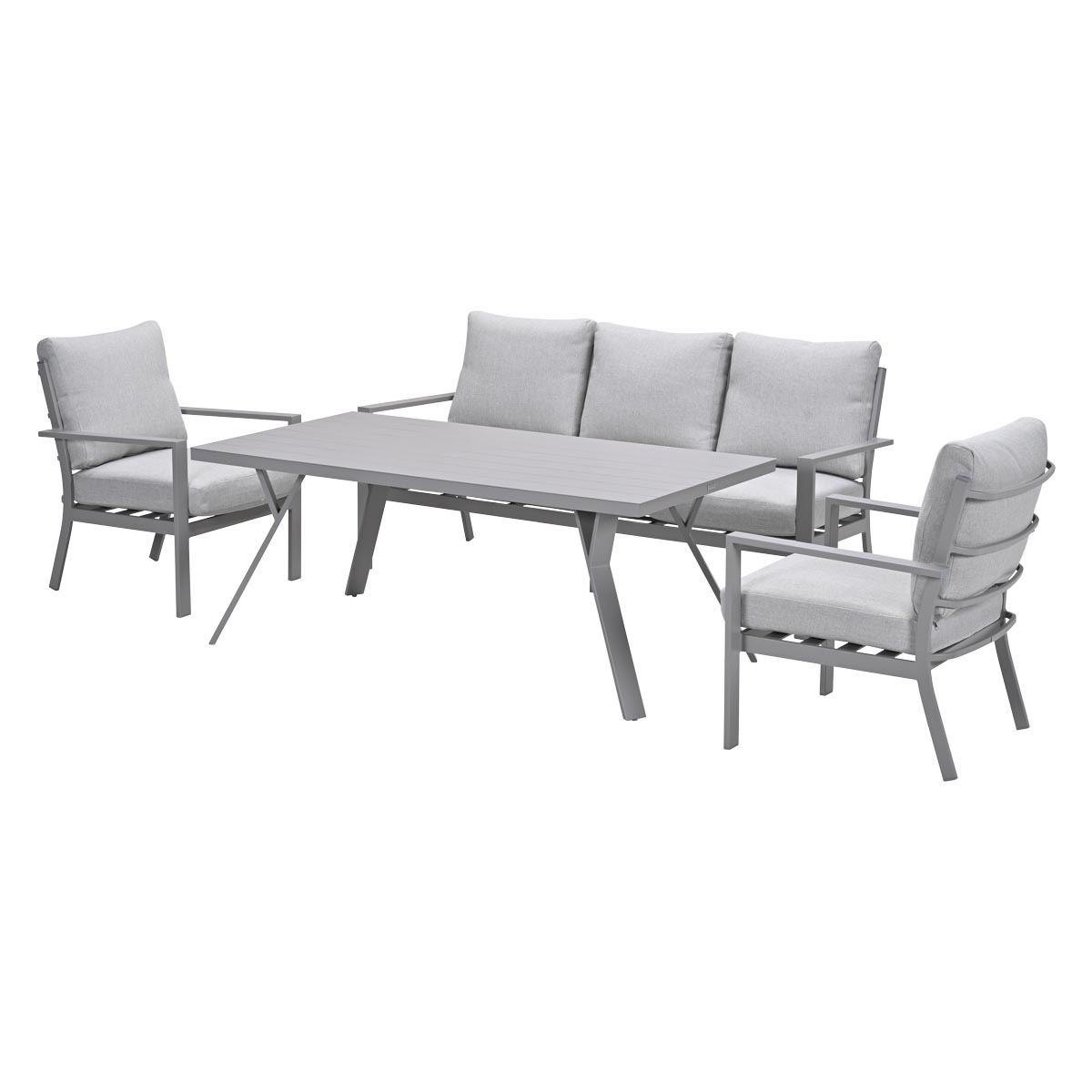 Garden Impressions Sergio lounge-dining sofa set - taupe - valley sand