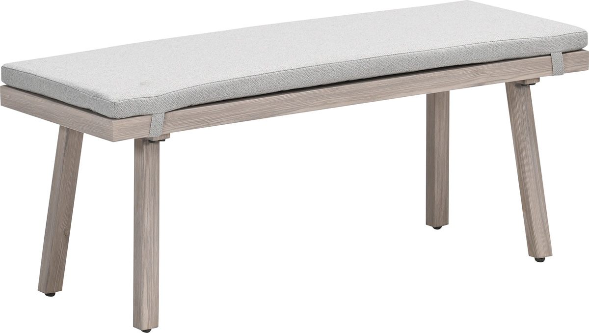 Garden Impressions Decala sportbank - licht eiken look - desert sand – Aluminium