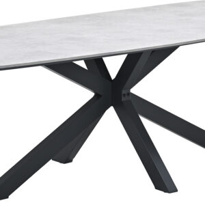 Garden Impressions San Fele Dining Tisch - 220x100xH72 cm - carbon black -  Melfi sand resin
