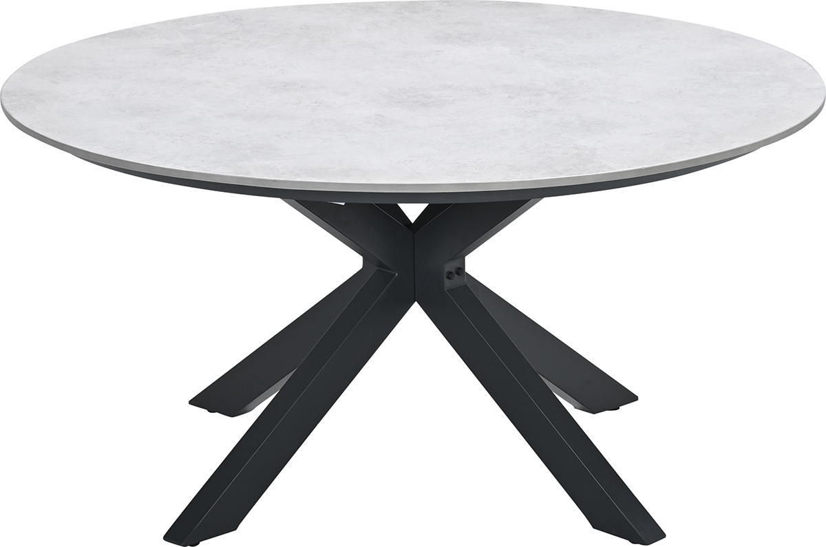 Garden Impressions San Fele dining tuintafel rond - Ø150 cm - Fibrestone