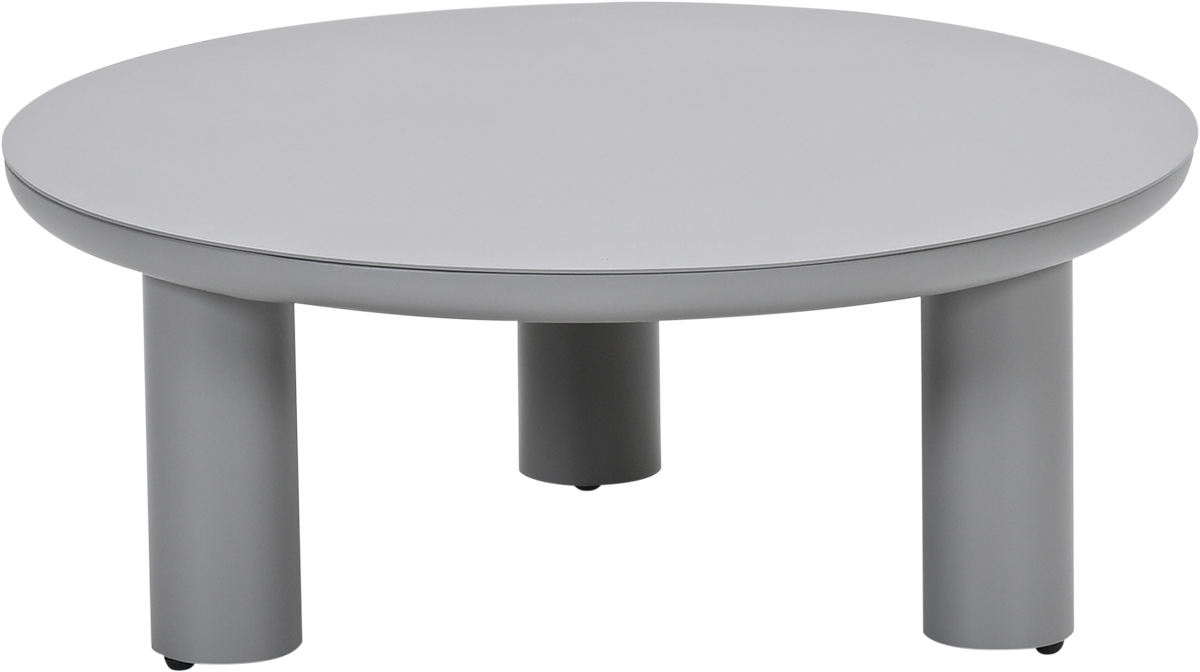 Garden Impressions Elefanti aluminium lounge tafel - Ø80xH32 cm - taupe