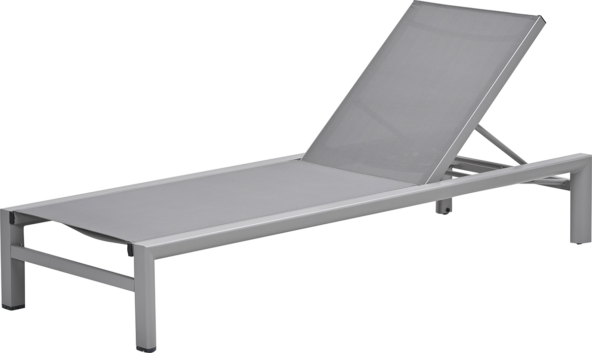 Garden Impressions Salsa aluminium ligbed - taupe - taupe textileen