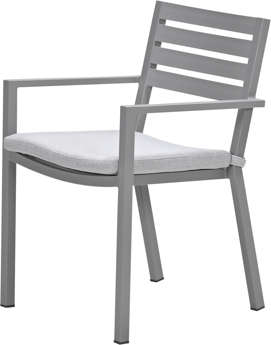 Garden Impressions Oklahoma aluminium dining tuinstoel - taupe - valley sand
