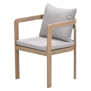 Garden Impressions Ibiza Dining Stuhl - acacia white wash -  grau sand