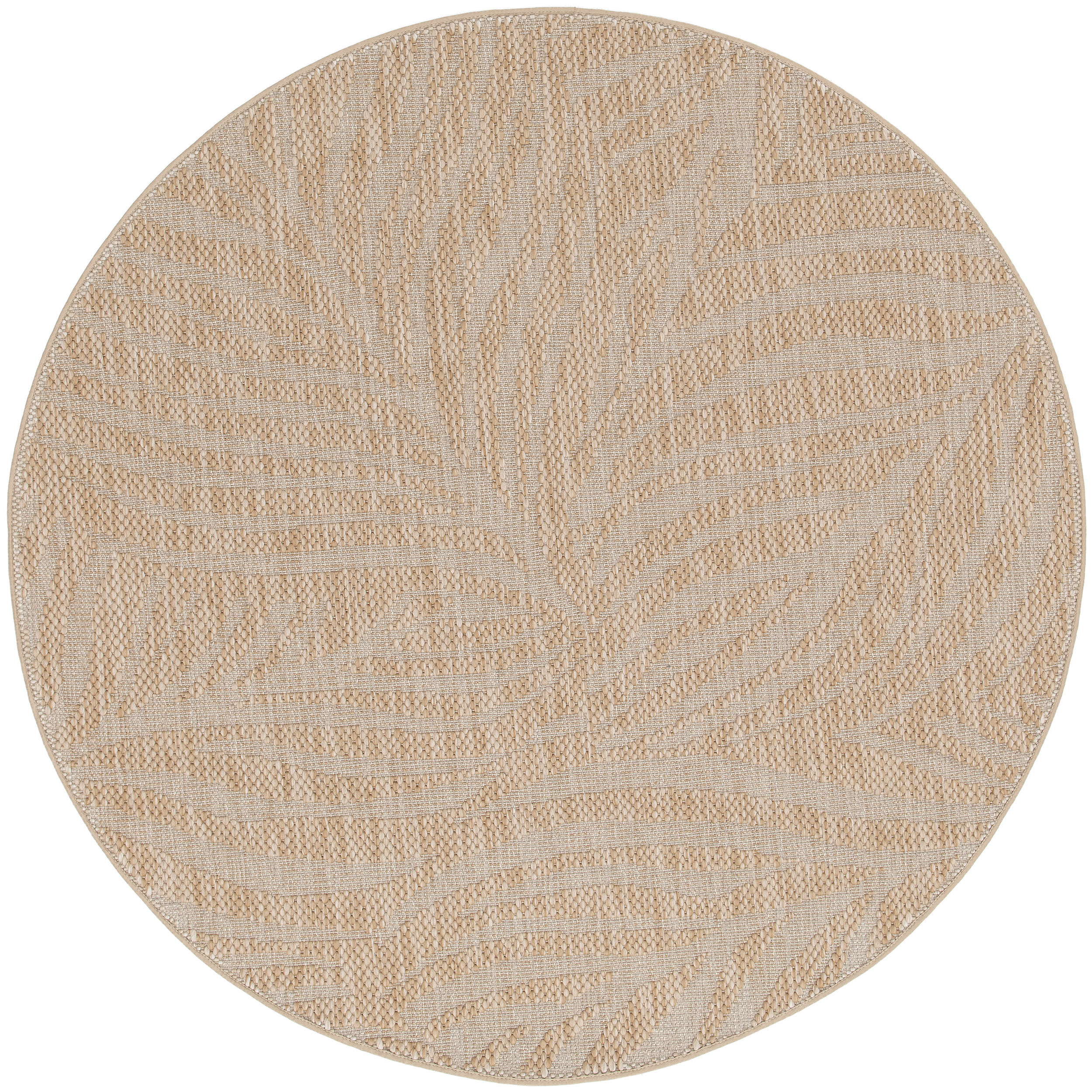 Garden Impressions Naturalis buitenkleed - Ø160 cm - bladzand