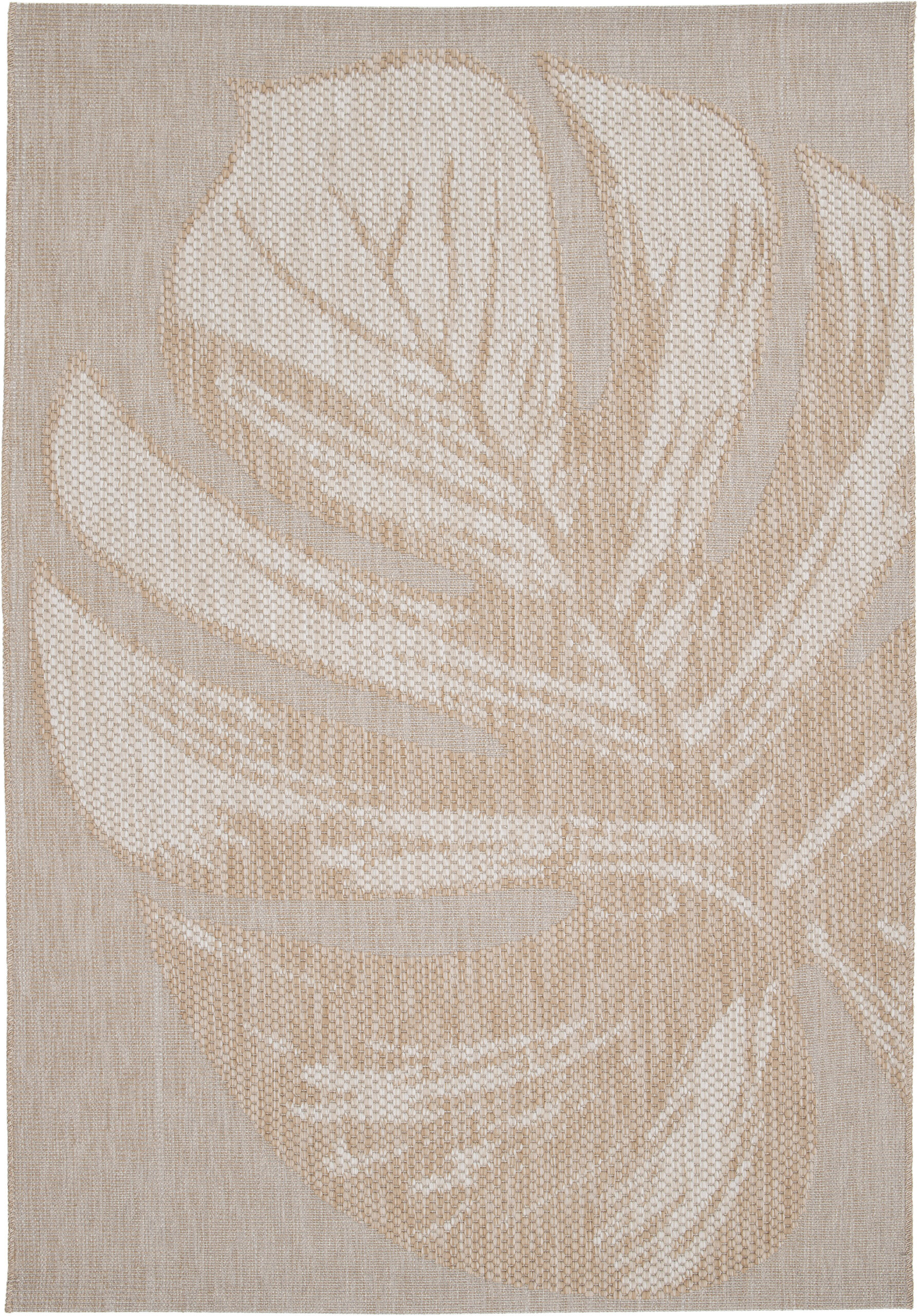 Garden Impressions Naturalis buitenkleed - 120x170 cm - leaf taupe