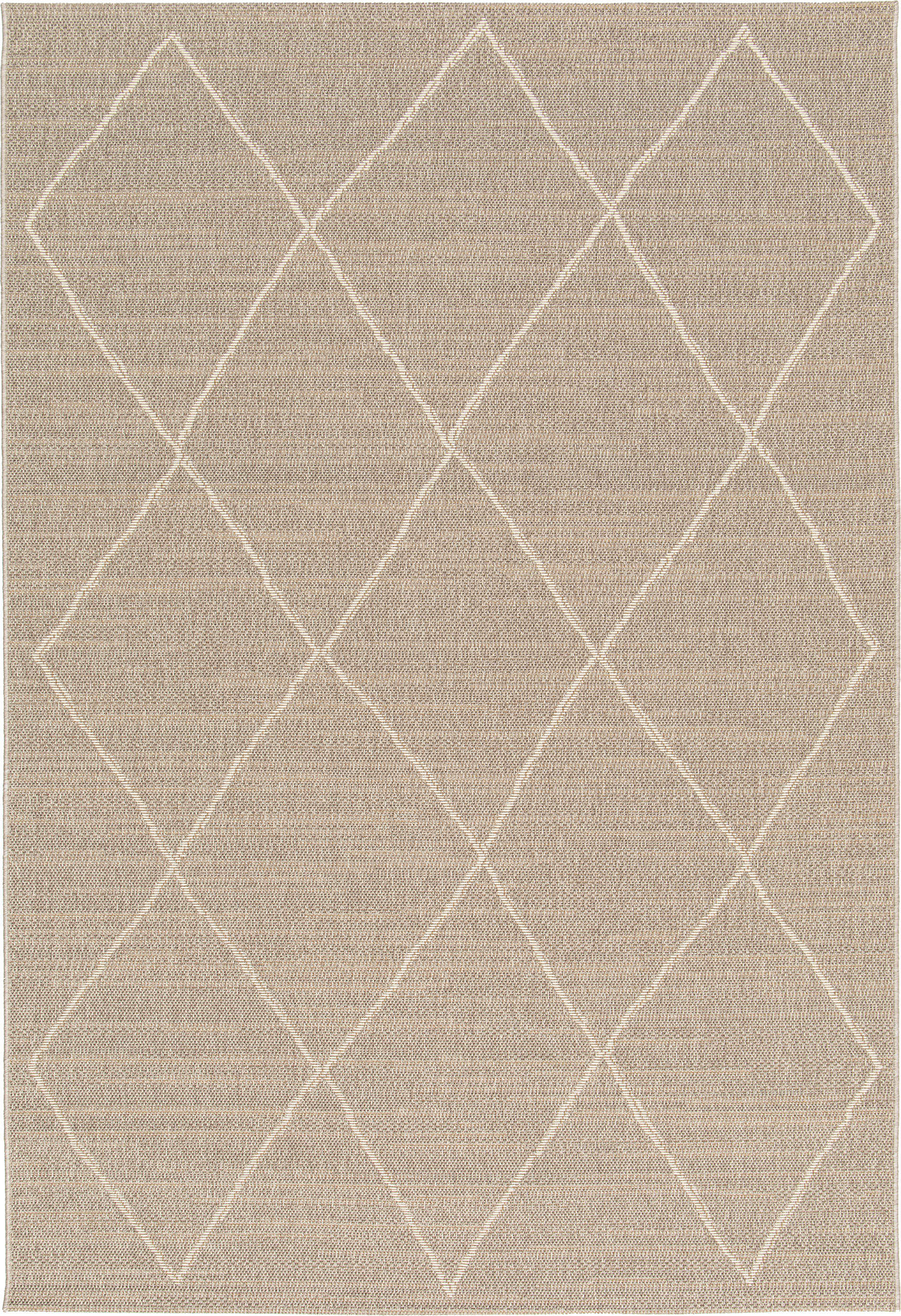 Garden Impressions Diamonds buitenkleed - 160x230 cm - taupe