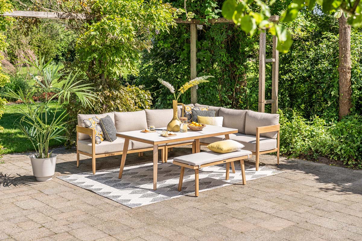 Carrara sportbank - light teaklook - gobi sand Carrara sportbank - light teaklook - gobi sand