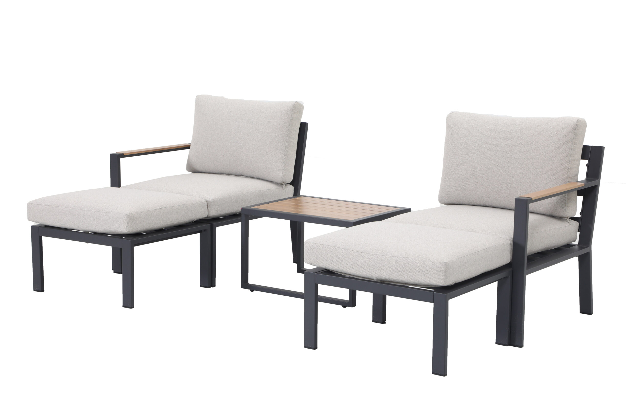 Garden Impressions Cinto Lounge-Set 5-teilig – Carbon Black