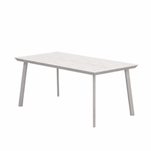 Garden Impressions Vigo Dining-Tisch 160 × 90 cm – Taupe – Light Teak Vironwood