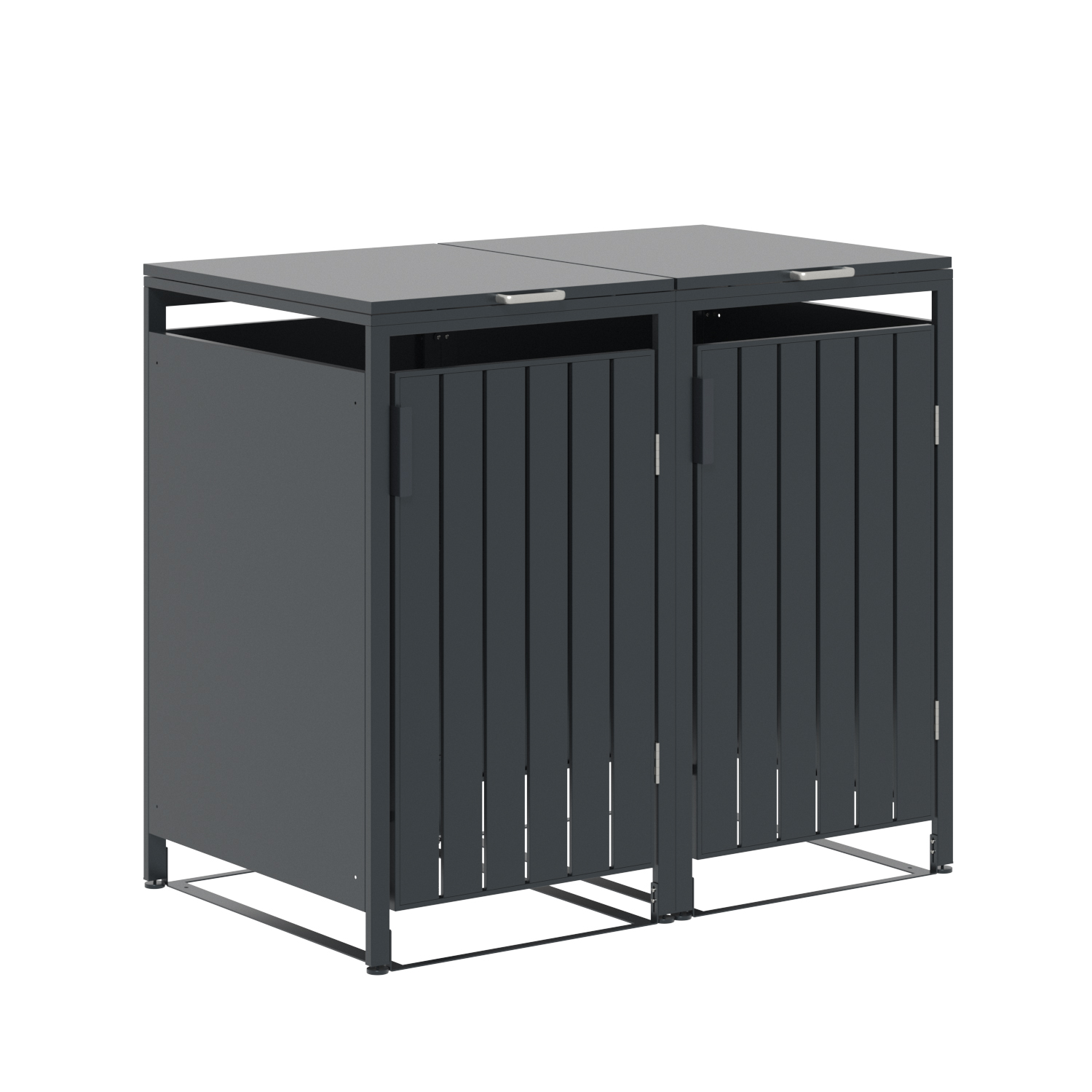 Garden Impressions containerbox BinPort dubbel - 136x80x118 cm - carbon black