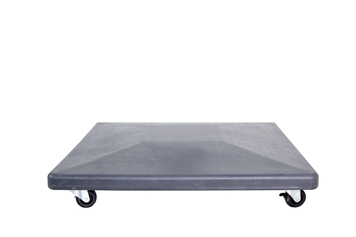 Hawaii parasolvoet - cement - 90 kg - verrijdbaar