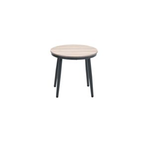 Garden Impressions Margriet Beistelltisch Ø50 cm- carbon black/light teak Vironwood