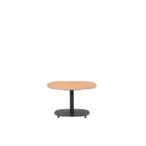 Garden Impressions Leon Beistelltisch 70 × 70 cm- carbon black/ light teak look