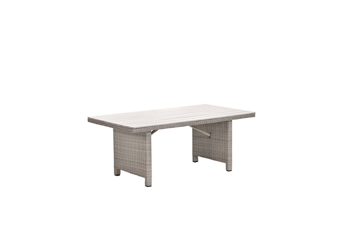 Garden Impressions Milwaukee Tisch 170 × 90 cm – Vintage Willow – Light Teak Vironwood