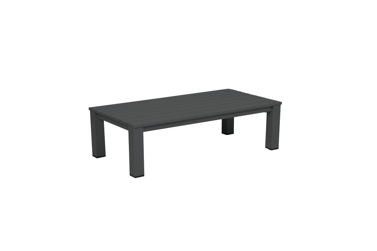 Garden Impressions Lincoln Lounge-Tisch 140 × 70 cm - carbon black