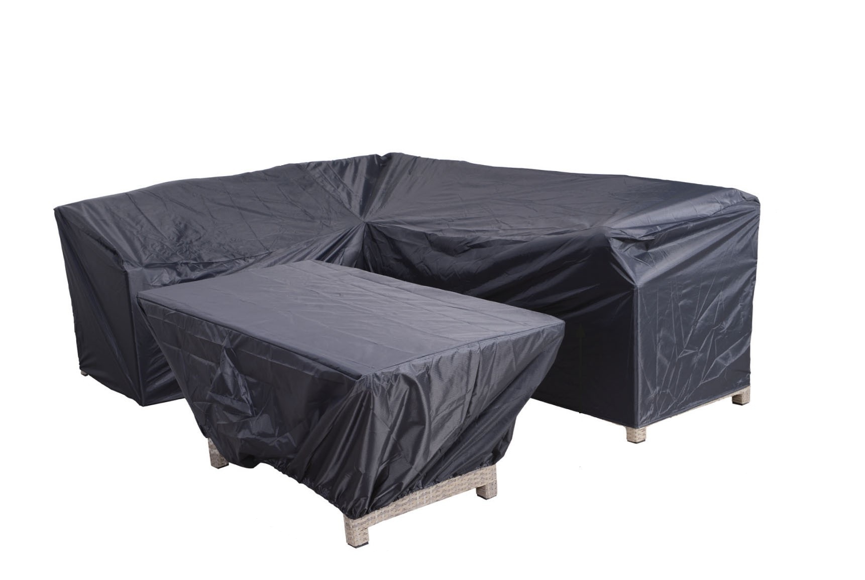 Coverit lounge-diningset hoes - 233/293x90xH70 & 162x92xH63 cm