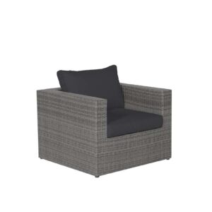 Garden Impressions Cayman II lounge fauteuil organic grey/antraciet
