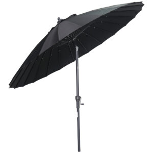 Garden Impressions Manilla Sonnenschirm - Ø250 cm - carbon black -  schwarz