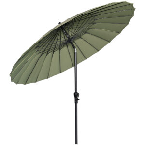 Garden Impressions Manilla Sonnenschirm - Ø250 cm - carbon black -  olive