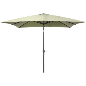 Garden Impressions Lotus Sonnenschirm - 250x250 cm - carbon black -  olive