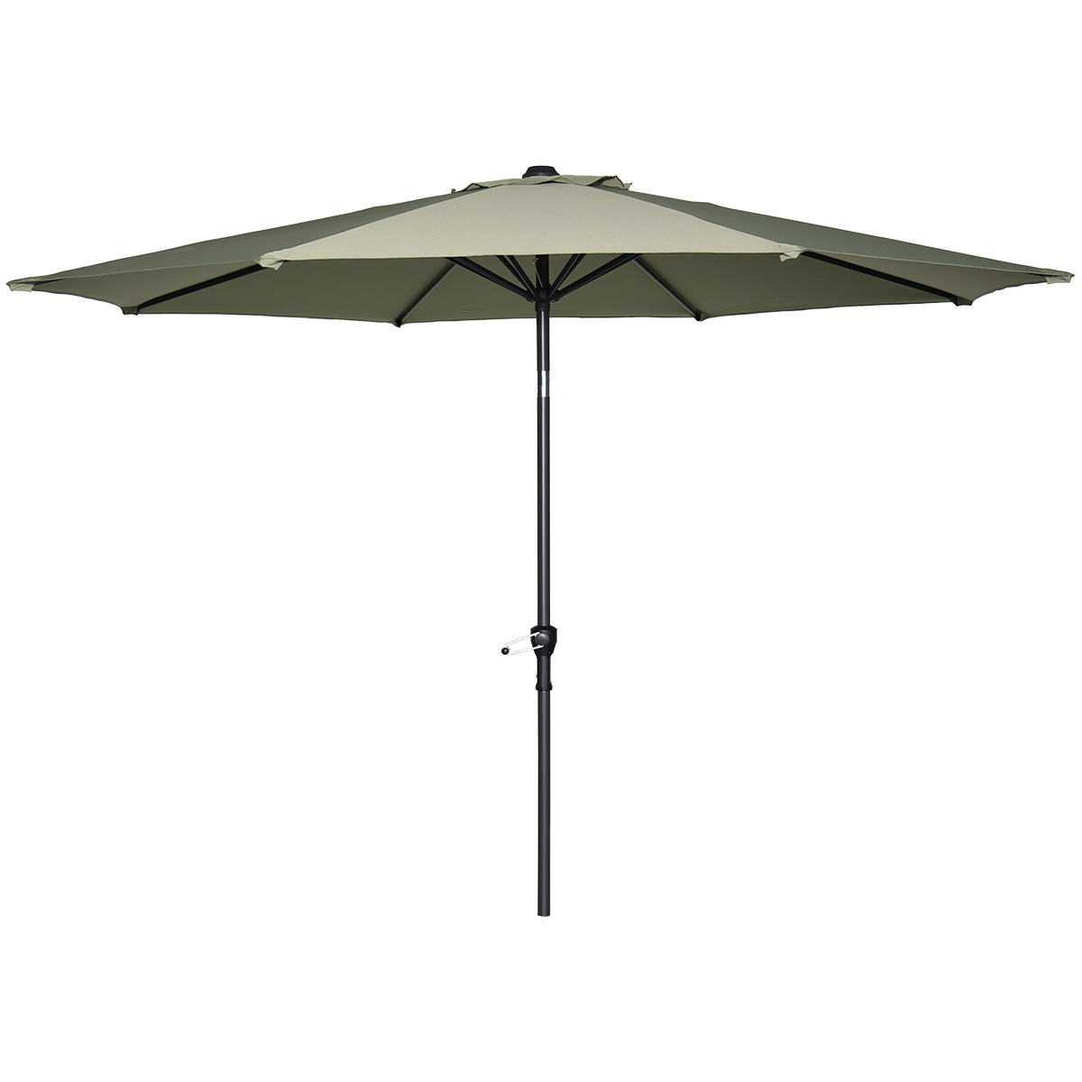 Garden Impressions Lotus parasol - Ø300 cm - carbon black - olijf