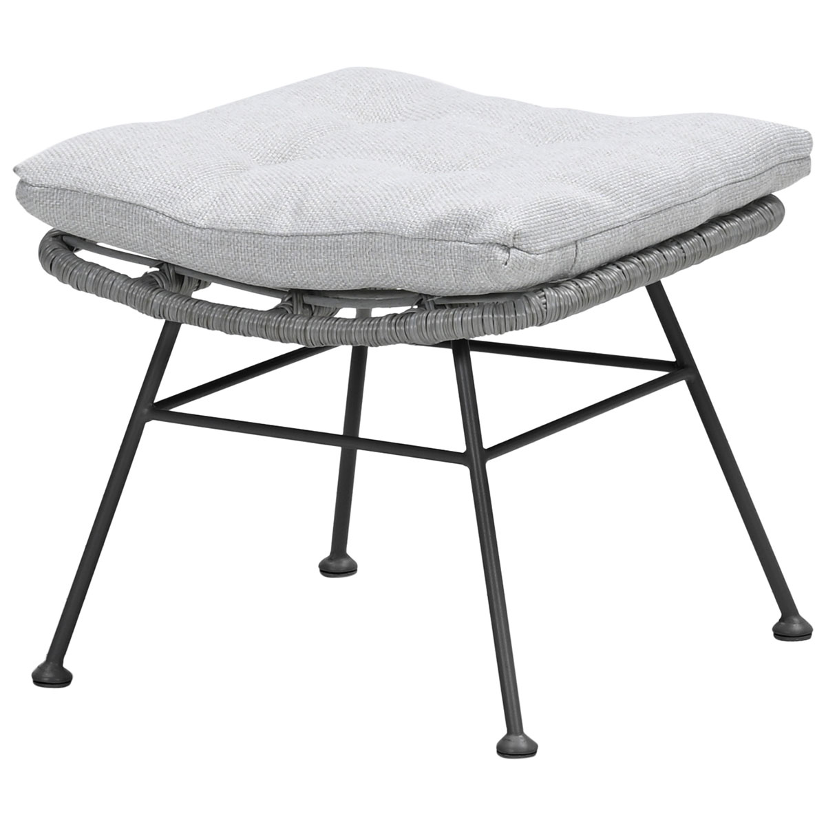 Garden Impressions wicker voetenbank voor Libelle en Luna - taupe