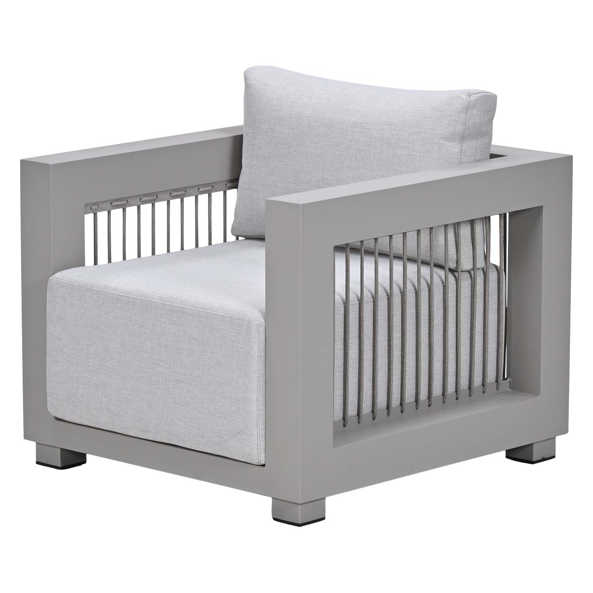 Garden Impressions Houston aluminium lounge tuinstoel - taupe - valley sand