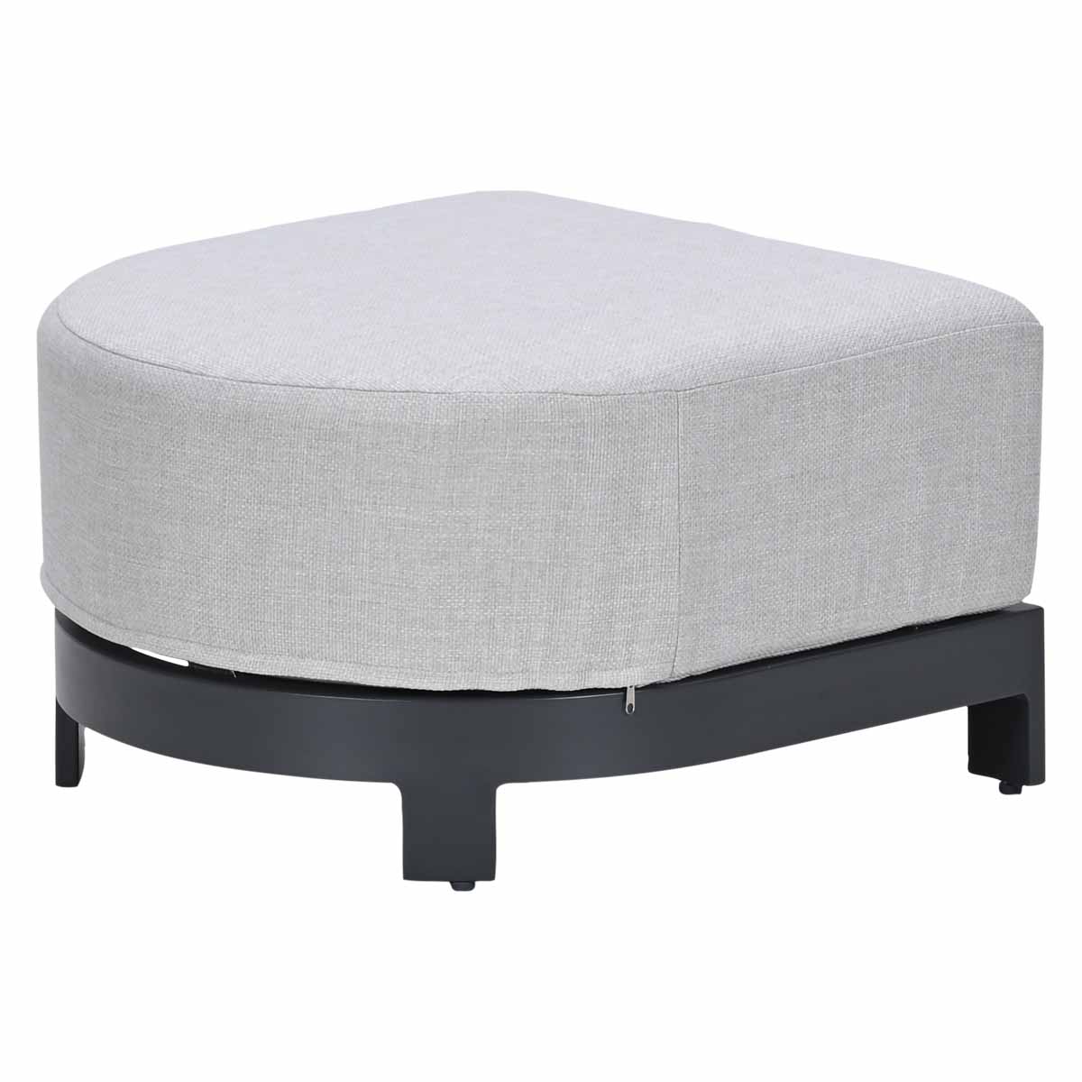 Garden Impressions Levanto Chaise Longue – Carbon Black – Valley Sand