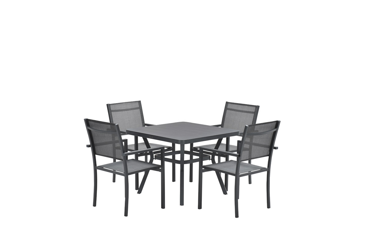 Vijfdelige tuinset - Moon tuinstoelen - Douglas tuintafel - Garden Impressions