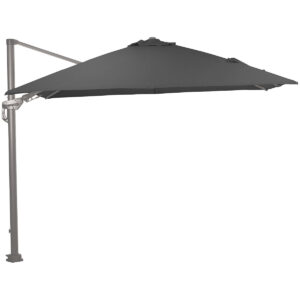 Garden Impressions Hawaii Deluxe Sonnenschirm 300 × 300 cm – Taupe – Royal Anthrazit