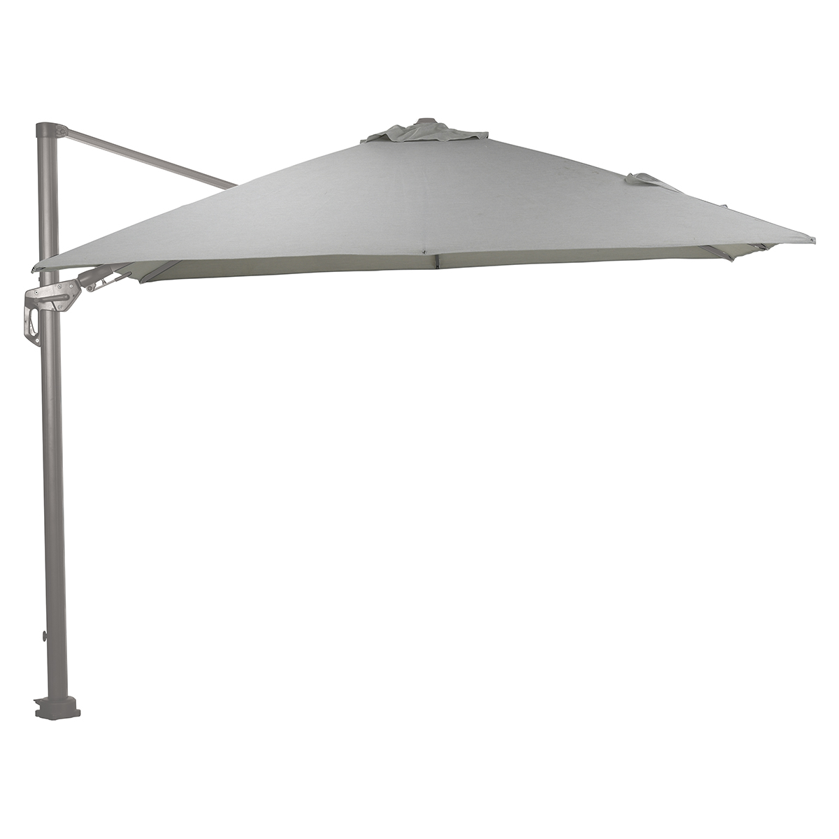 Garden Impressions Hawaii Deluxe Sonnenschirm 300 × 300 cm – Taupe – Royal Sand