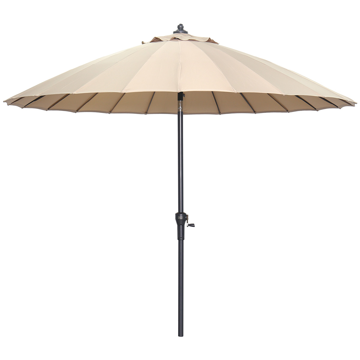 Garden Impressions Manilla parasol - Ø250 cm - carbon black - taupe