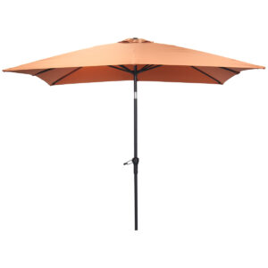 Garden Impressions Lotus Sonnenschirm - 250x250 cm - carbon black -  Kupfer