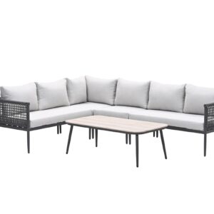 Garden Impressions Lounge Eckbank Teramon - dunkelgrau