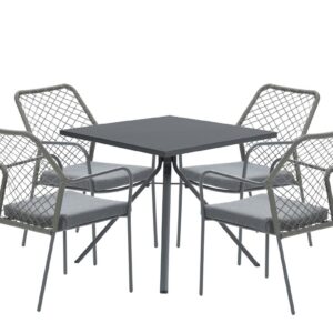 Garden Impressions 5-teiliges dining Set Dido und Rimini moss grün