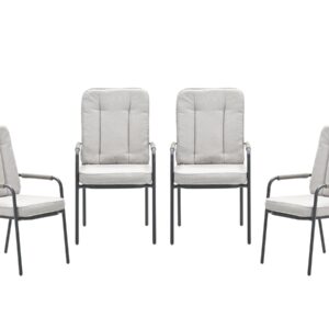 Garden Impressions Venice Dining Sessel 4er Set stapelbar