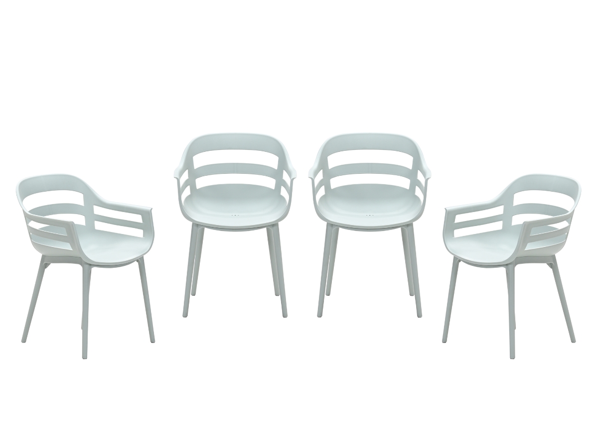 Garden Impressions Ceasar tuinstoelen set van 4 olijf