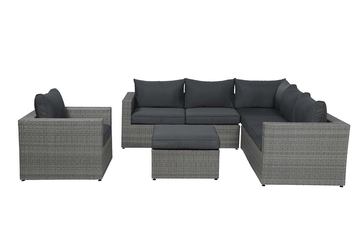 Garden Impressions Cayman loungeset - inclusief fauteuil - kleur organic grey