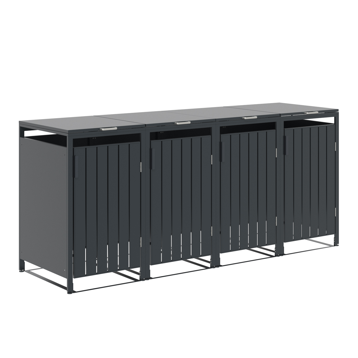 Garden Impressions BinPort antraciet containerbox voor 4 containers