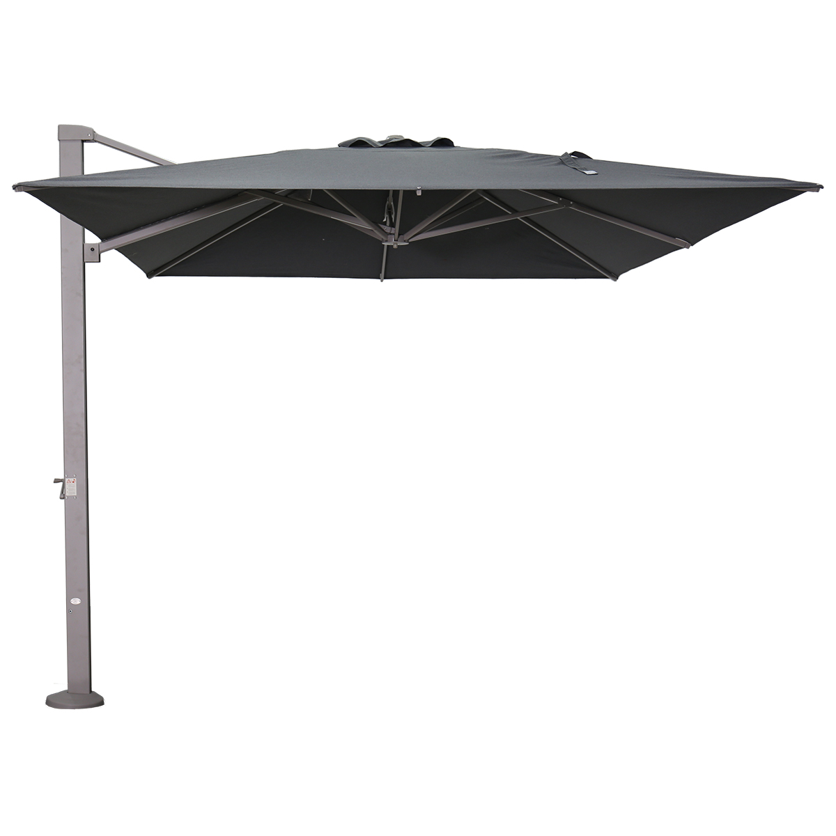 Garden Impressions Hawaii Emperor zweefparasol 300x400 taupe/antraciet